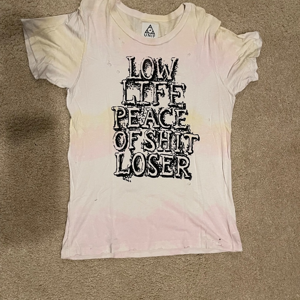 Low Life Peace of Shit Loser t-shirt